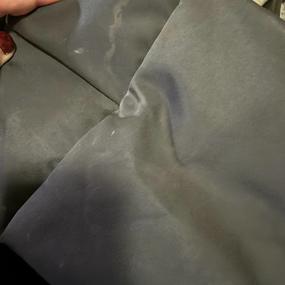 Longchamp dark gray Tote Bag with wear on bottom - Picture 8 of 15